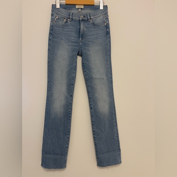 DL1961 Mara straight Light Blue crop Jeans premium sustainable denim 26 - Picture 3 of 7